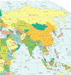 Asia Map Political